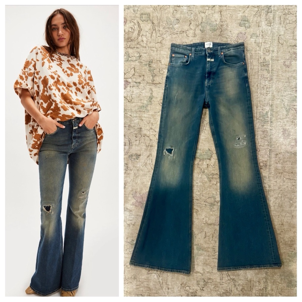 CLOSED Rawlin Flare Jeans, Sz 30